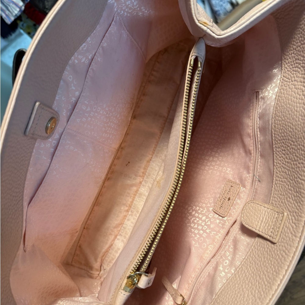 Kate Spade Leather Tote with Black Accents. Fixer upper. - Picture 9 of 9